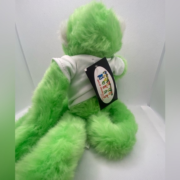 Vintage “I ❤️ Chicago” Plush Talking Hanging Green Monkey - Picture 4 of 4